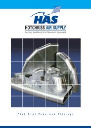 Flat Oval Tube and Fittings - Hotchkiss Air Supply