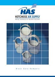 Blast Gate Damper - Hotchkiss Air Supply