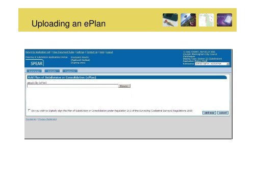 ePlan Workshop for Surveying Industry in Victoria - Spear