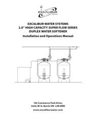 2.0 high capacity super flow series duplex water softener installation