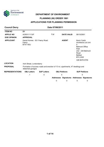 Cadenza Document - Derry City Council