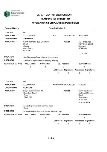 Cadenza Document - Derry City Council