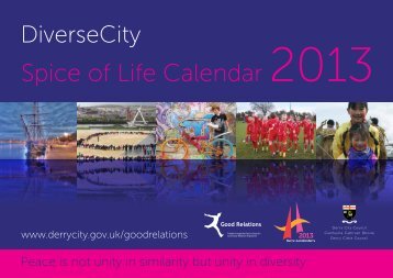 Spice of Life Calendar 2013 - Derry City Council