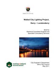 Walled City Lighting Project, Derry ~ Londonderry - Derry City Council