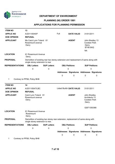 Cadenza Document - Derry City Council