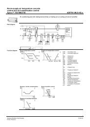 Room-supply air temperature cascade control and air ... - Siemens