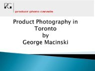 Product Photography Canada