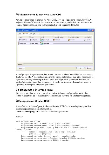 1-0 Instalando o Firewall Aker - Data - Aker Security Solutions