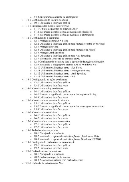 1-0 Instalando o Firewall Aker - Data - Aker Security Solutions