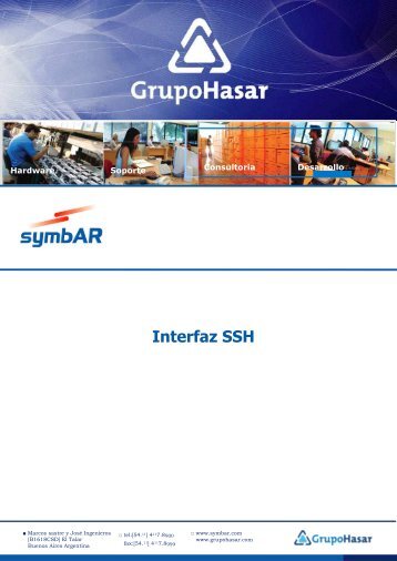 Interfaz SSH - Grupo Hasar