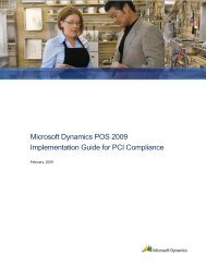 Microsoft Dynamics POS 2009 - GeminiComputer.com