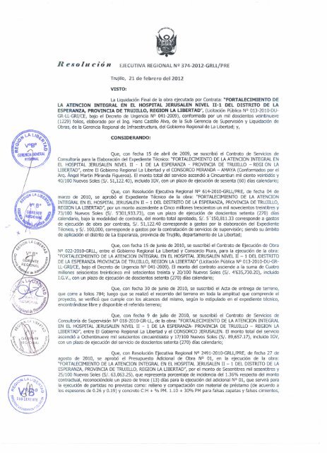Resolucion - Gobierno Regional La Libertad