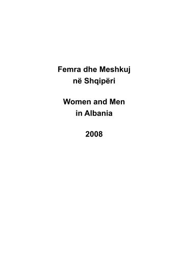 Femra dhe Meshkuj në Shqipëri Women and Men in ... - INSTAT