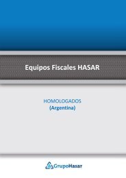 Equipos Fiscales HASAR: HOMOLOGADOS - Grupo Hasar