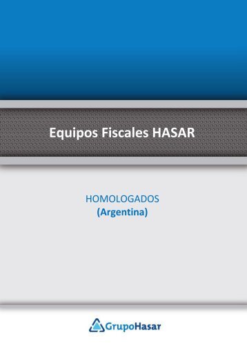 Equipos Fiscales HASAR: HOMOLOGADOS - Grupo Hasar