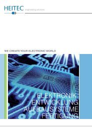 HEITEC Elektronik - Entwicklung Aufbausysteme Fertigung