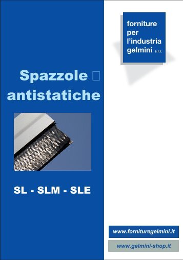 Spazzole antistatiche - Gelmini S.r.l.