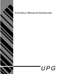 Install Universal Program Generator - Touch Screens Inc