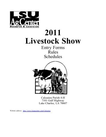2011 Livestock Show