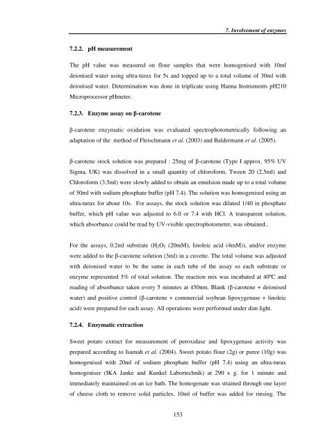 Investigating carotenoid loss after drying and storage of