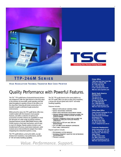 TSC TTP-246M - GeminiComputer.com