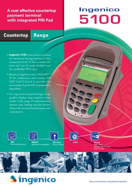PENT-012 Ingenico 5100 Prod Sht.qxt - Equity Commerce