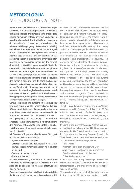 DIBËR POPULATION AND HOUSING CENSUS 2011 - INSTAT