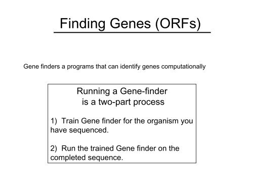 Introduction to Genome Annotation - CPGR