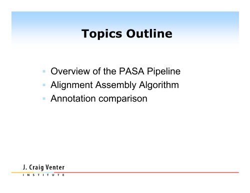 PASA Pipeline - Rice Genome Annotation Project