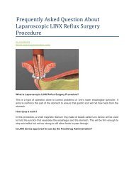 Linx Procedure - World Laparoscopy Hospital