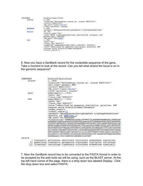 CPGR Workshop â Tutorials Tutorial 1 â Evaluating loci to be ...