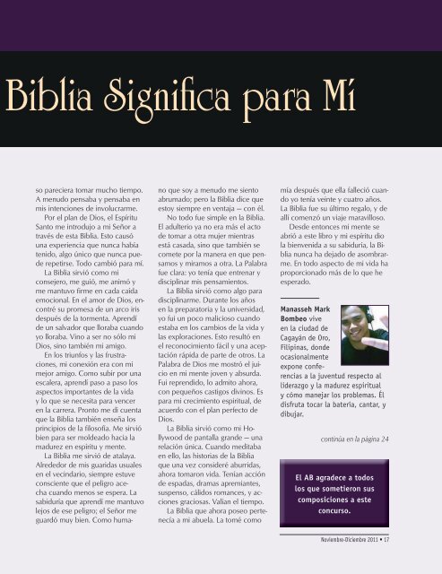 abogado de la biblia abogado de la biblia - The Bible Advocate Online