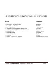 Lipid Methods - Acyl Lipids: pathways - Michigan State University