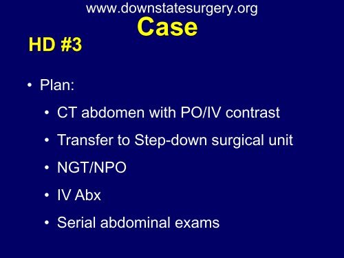 Iatrogenic Duodenal Injuries - Department of Surgery at SUNY ...