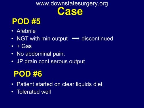 Iatrogenic Duodenal Injuries - Department of Surgery at SUNY ...