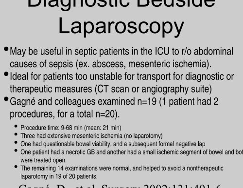 Mesenteric Ischemia