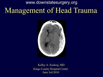 Management of Head Trauma