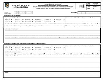 Formato solicitud de ModificaciÃ³n de ficha SIRBE y requerimientos ...