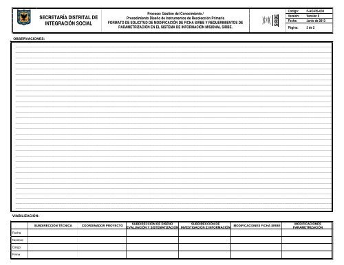 Formato solicitud de ModificaciÃ³n de ficha SIRBE y requerimientos ...