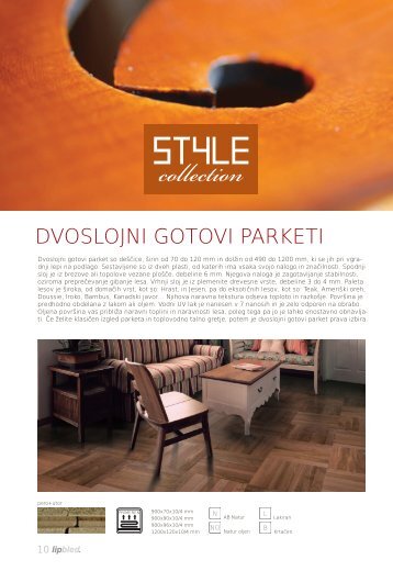 DVOSLOJNI GOTOVI PARKETI - Lip Bled