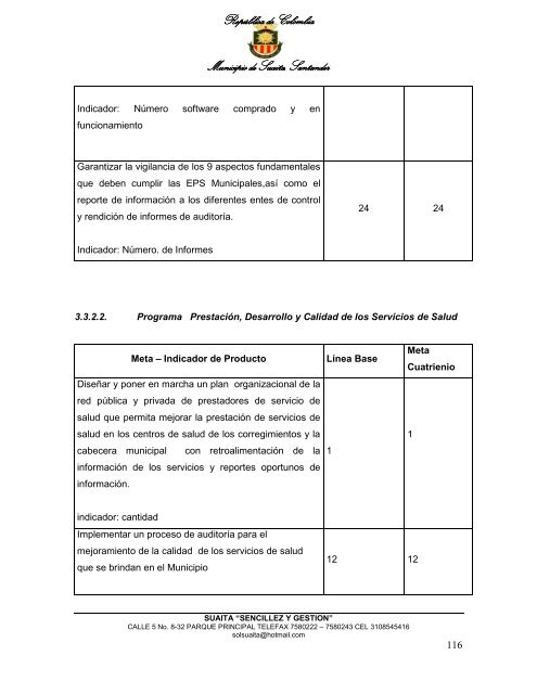 Descargar el plan Plan de Desarrollo del Municipio de Suaita