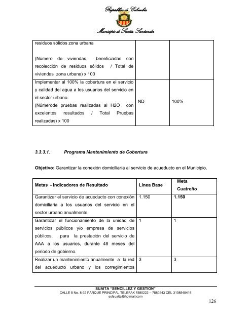 Descargar el plan Plan de Desarrollo del Municipio de Suaita