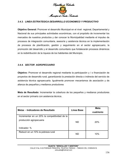 Descargar el plan Plan de Desarrollo del Municipio de Suaita