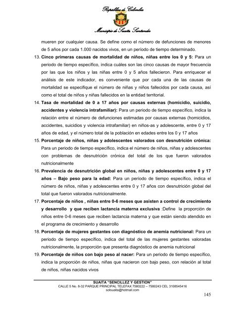 Descargar el plan Plan de Desarrollo del Municipio de Suaita