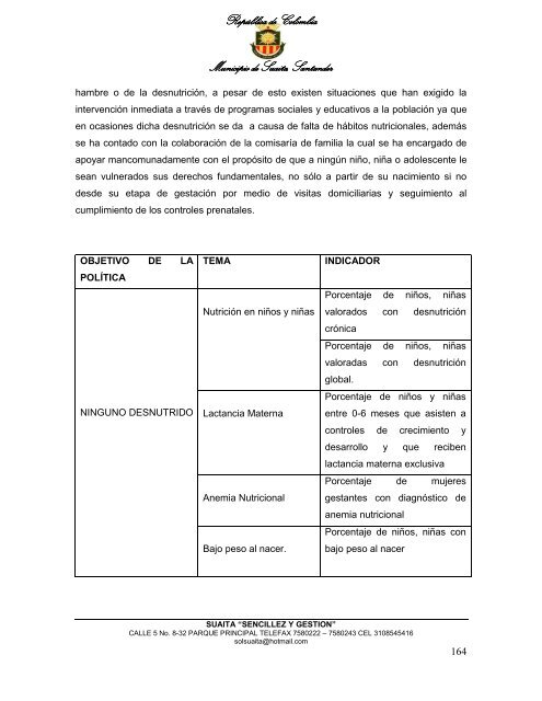 Descargar el plan Plan de Desarrollo del Municipio de Suaita