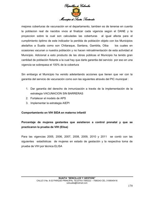 Descargar el plan Plan de Desarrollo del Municipio de Suaita