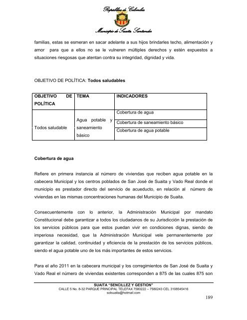 Descargar el plan Plan de Desarrollo del Municipio de Suaita