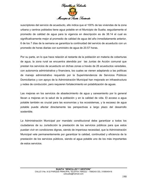 Descargar el plan Plan de Desarrollo del Municipio de Suaita