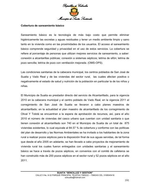 Descargar el plan Plan de Desarrollo del Municipio de Suaita