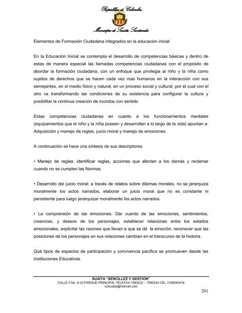 Descargar el plan Plan de Desarrollo del Municipio de Suaita